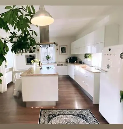 Apartment Haushaelfte Mit Garten Und Balkon *